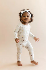 Long Sleeve Pajamas in Starry Icon