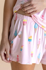 Women's Tank Set in Sakura Ice Cream