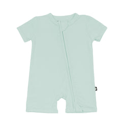 Zippered Shortall Romper in Sage