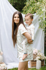 Long Sleeve Pajamas in Teddy Bear
