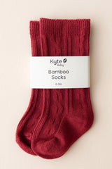 Knee High Socks in Ruby