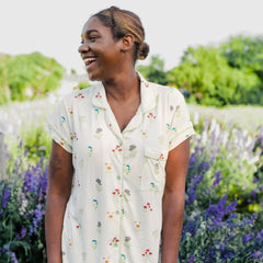 Women’s Short Sleeve Pajama Set in Wildflower