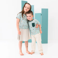 Toddler Basic Tee in Golf