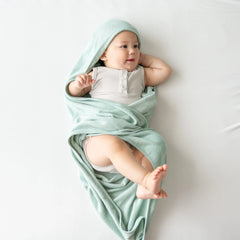 Hooded Bath Towel in Sage
