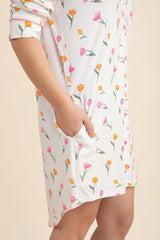Long Sleeve Women’s Nightshirt in Tulip