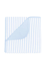 Baby Blanket in Small Mist Stripe 1.0