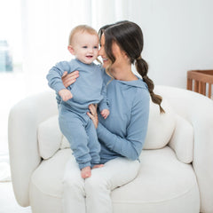 French Terry Jogger Set in Slate