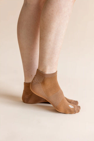 Women's Ankle Socks 3-Pack in Cafe