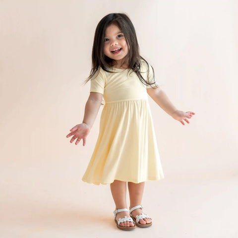 Twirl Dress in Chamomile