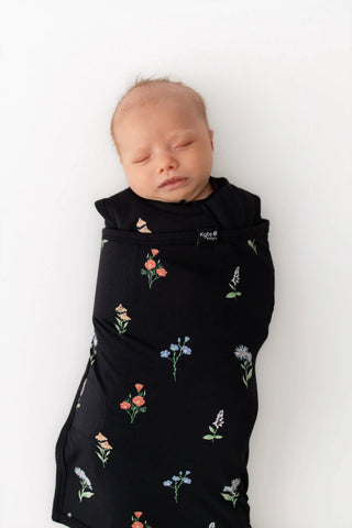 Sleep Bag Swaddler in Midnight Wildflower 1.0
