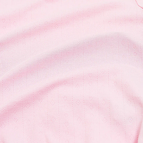 Pointelle Bodysuit Dress in Sakura