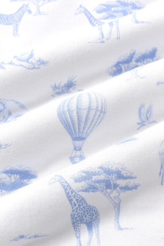 Twirl Bodysuit Dress in Toile Safari