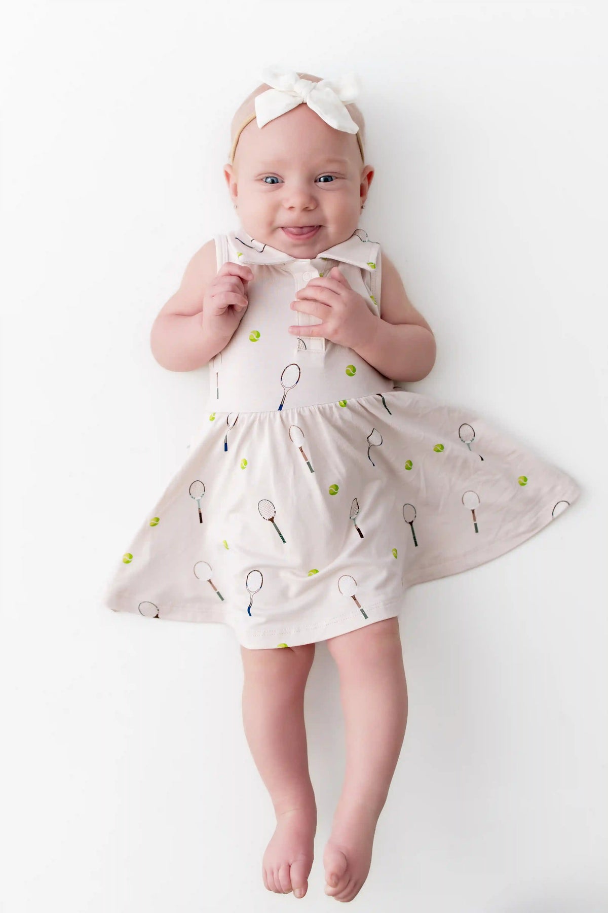 Polo Bodysuit Dress in Tennis
