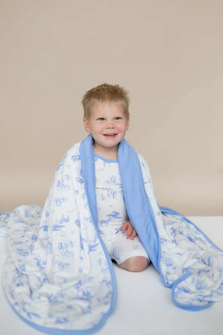 Youth Blanket in Toile Safari 1.0