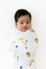 Swaddle Blanket in Amalfi Coast