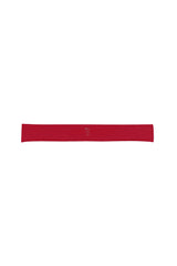 Knotted Bow Headband in Cardinal