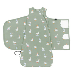 Sleep Bag Swaddler in Silly Goose 1.0