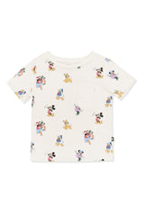 Toddler Crew Neck Tee in Mickey Mouse and Friends