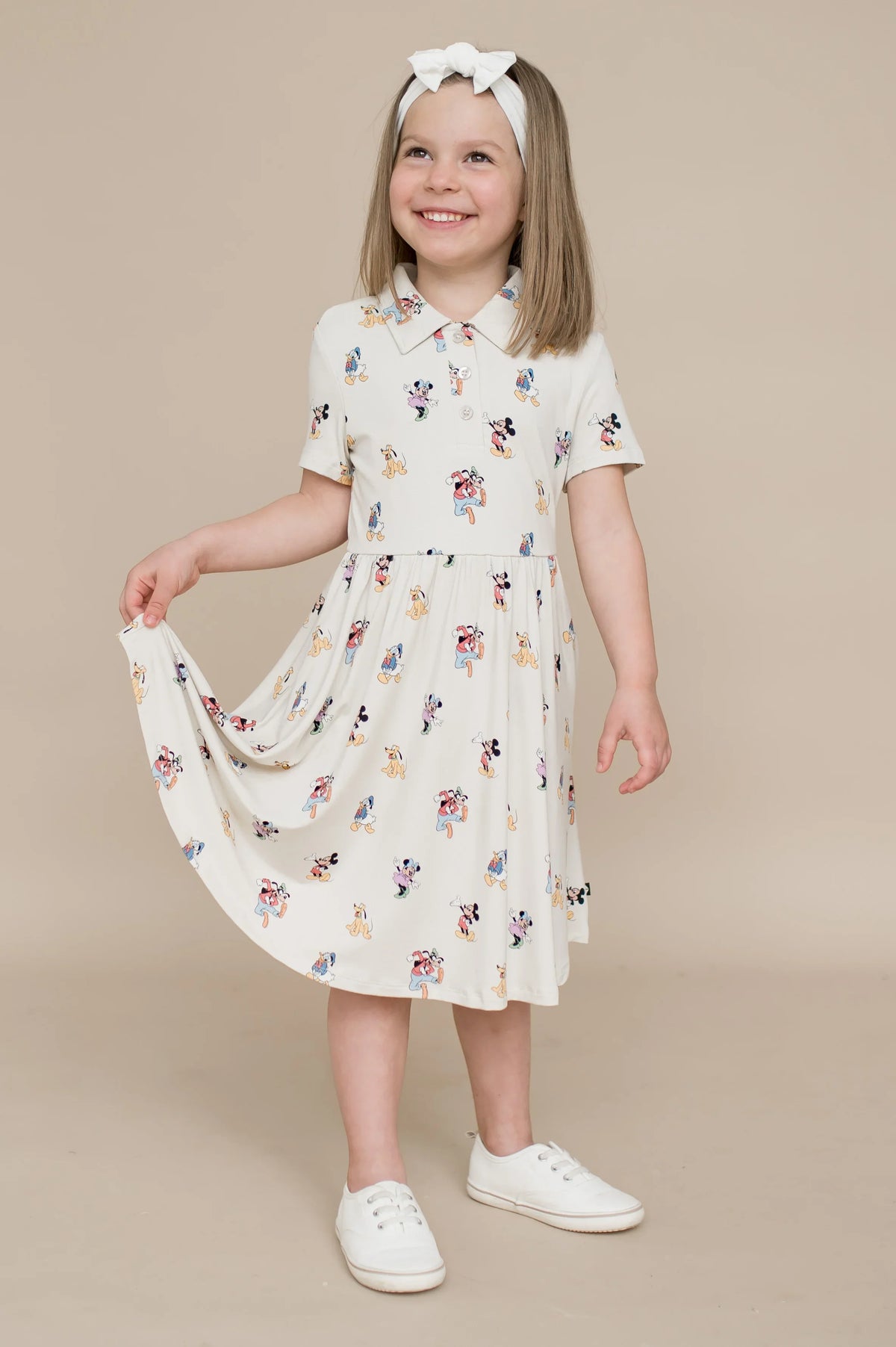 Polo Dress in Mickey Mouse and Friends