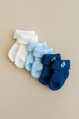 Baby 3-Pack Socks in Cool