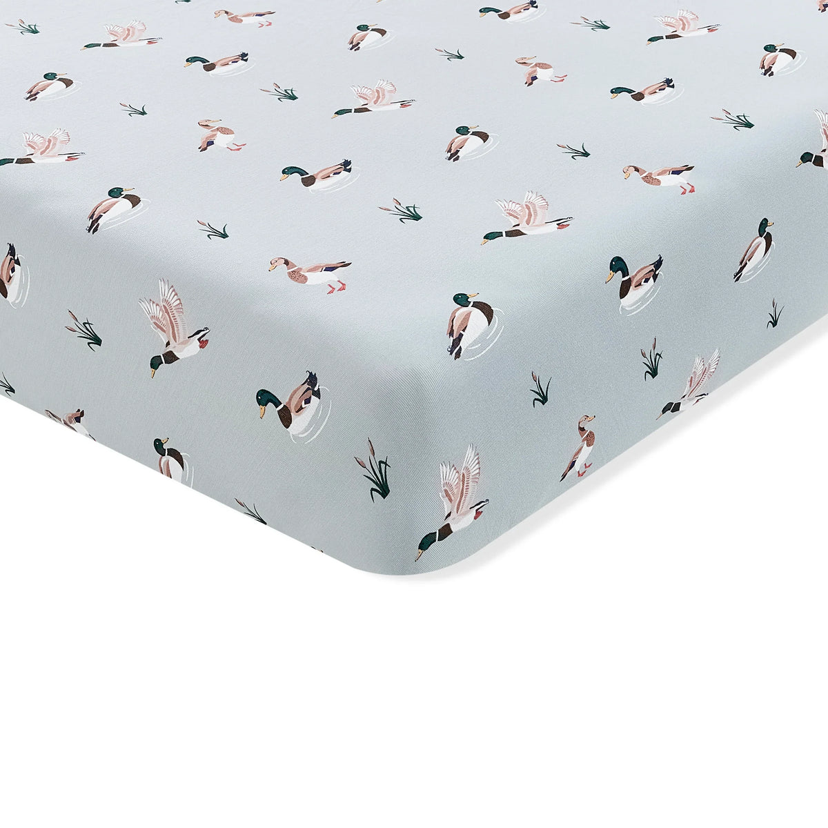 Twin Sheet in Mallard Duck