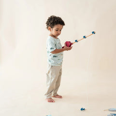Toddler Crew Neck Tee in Fishing