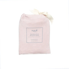 Oval Bassinet Sheet in Blush