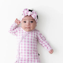 Take Me Home Set with Bow in Gingham Thistle