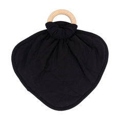 Lovey in Midnight with Removable Wooden Teething Ring