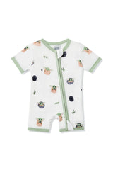 Zipper Shortall Romper in Grogu™