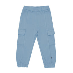 Fleece Cargo Pants in Slate