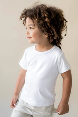 Toddler Basic Tee in Snow