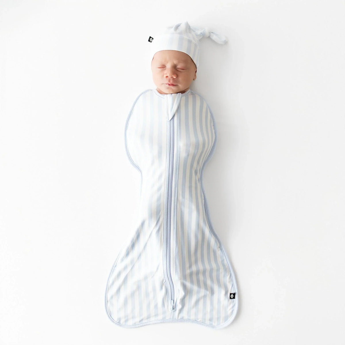 Swaddle Bag in Small Mist Stripe 0.5