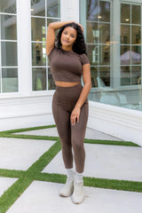 Bamboo Flex Baby Tee in Espresso