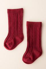 Knee High Socks in Ruby