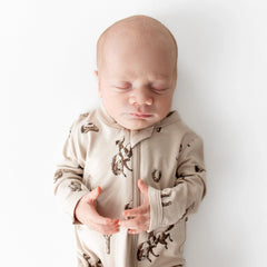 Zippered Footie in Classic Cowboy