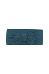Knotted Bow Headband in Atlantic
