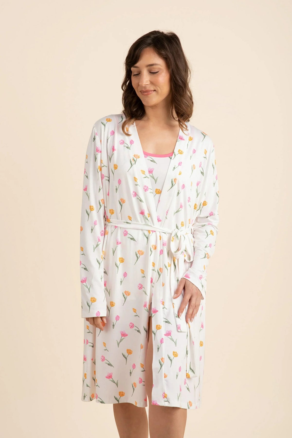 Women's Lounge Robe in Tulip