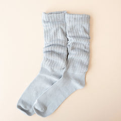 Adult Scrunch Socks in Storm