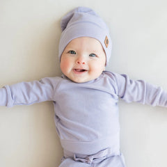 Bamboo Jersey Beanie in Taro