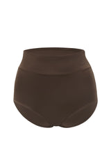 Women's High-Waisted Brief in Toffee