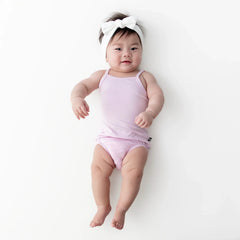 Spaghetti Strap Leotard in Thistle