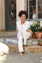 Long-Sleeved Women's Pajama Set in Tulip