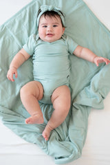 Baby Blanket in Sage 1.0