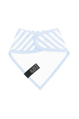 Bib in Small Mist Stripe