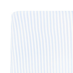 Mini Crib Sheet in Small Mist Stripe