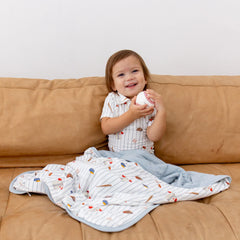 Baby Blanket in Home Run 1.0
