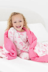 Toddler Blanket in Toile Ballet 1.0