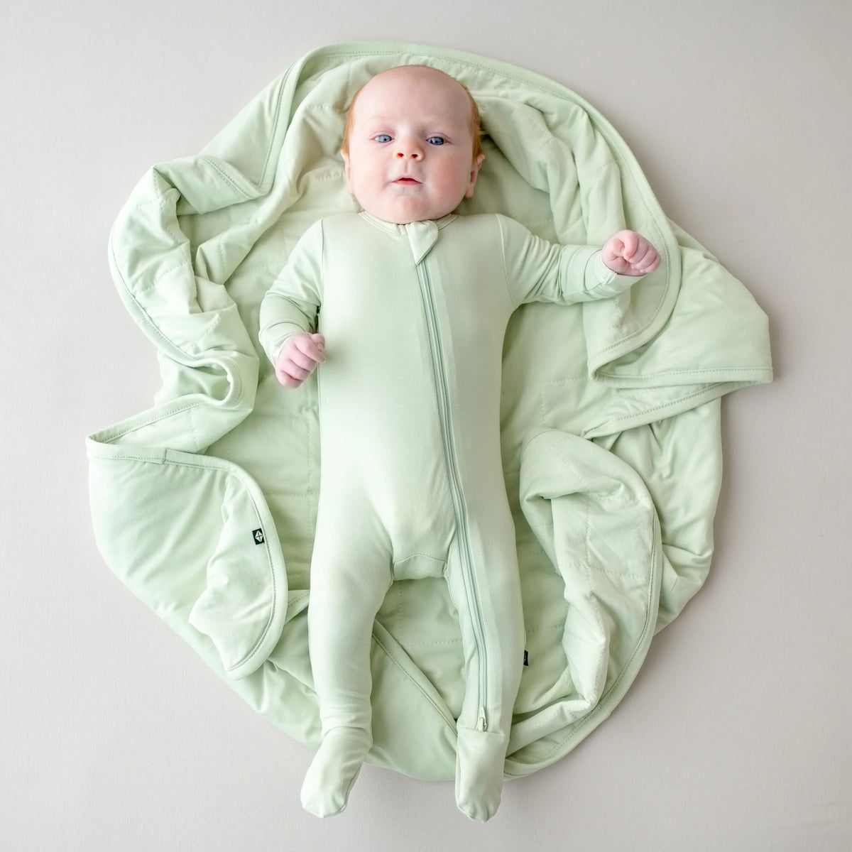 Baby Blanket in Basil 1.0