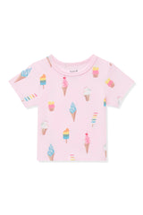 Toddler Basic Tee in Sakura Ice Cream